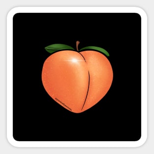 Im Peach Sticker